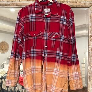 Panache tie dyed flannel